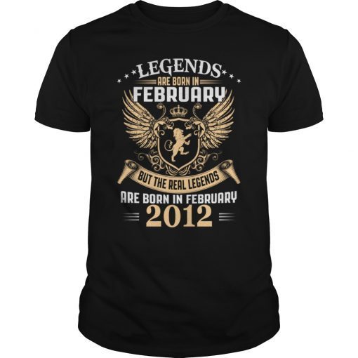 Legends Are Born In February 2012 T-Shirt