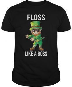 Leprechaun Floss Like A Boss St Patrick's Day Shirt