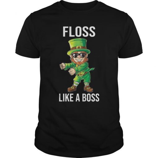 Leprechaun Floss Like A Boss St Patrick's Day Shirt