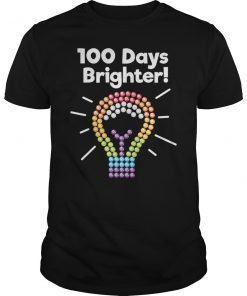 Light Bulb 100 Days Of School Shirt