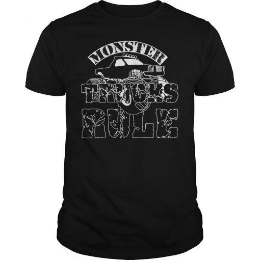 MONSTER TRUCKS RULE TSHIRT t