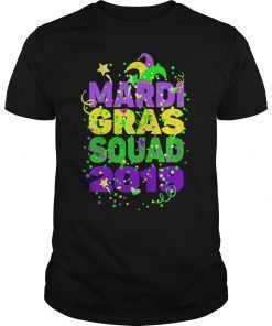 Mardi Gras Shirts Funny Mardi Gras Outfit Squad 2019 Apparel