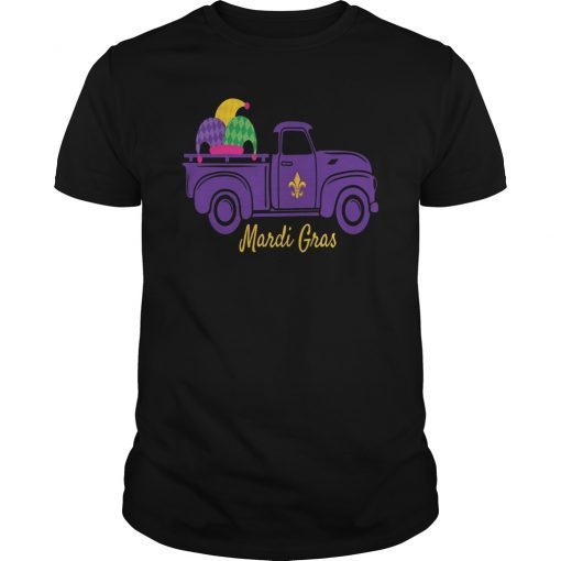 Mardi Gras Truck Car Automobile Shirt