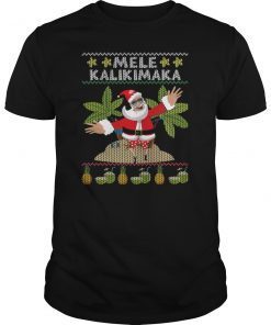 Mele kalikimaka Hawaiian Christmas Tee Shirt