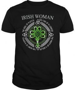 Mens Irish Woman The Soul Of A Witch T-Shirt