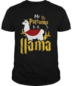 Mens My Patronus Is A Llama Shirt