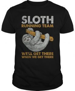 Sloth Running Team Gift Shirt