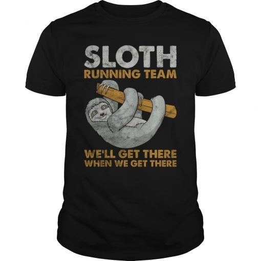 Mens Sloth Running Team Shirt