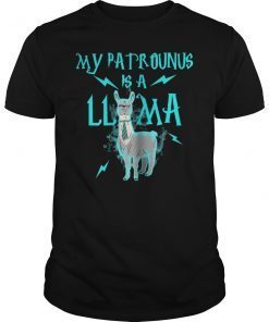 My Patronus Is A Llama Shirt Funny No Prob Magic Shirt