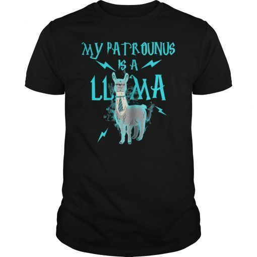 My Patronus Is A Llama Shirt Funny No Prob Magic Shirt