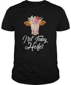 Not today heifer shirt Funny cow tee