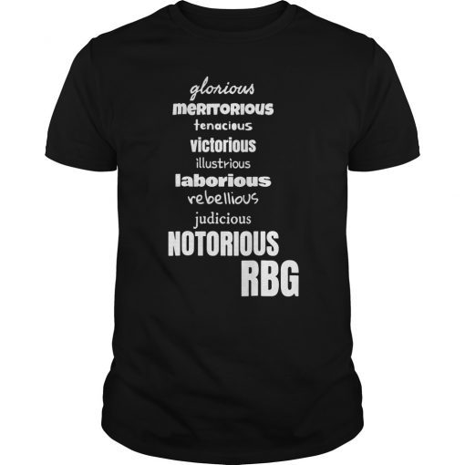 Notorious RBG Ruth Supreme Court Feminist Political T-Shirt