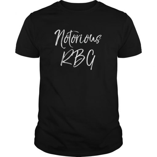 Notorious RBG T-Shirt Feminist Ruth Bader Ginsburg Gift