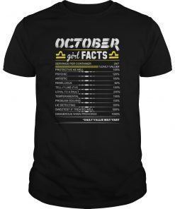 October Girl Facts Libra Shirt