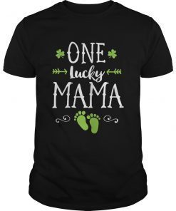 One Lucky Mama Shirt St Patrick's Day Pregnancy Announcement