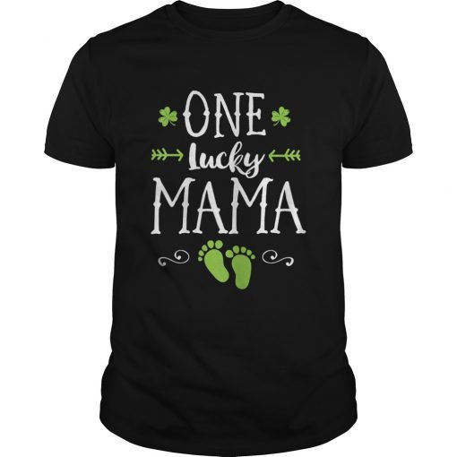 One Lucky Mama Shirt St Patrick's Day Pregnancy Announcement