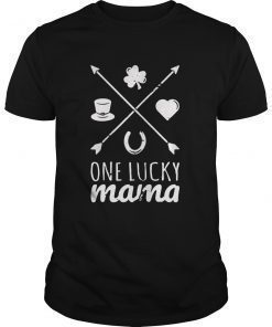 One Lucky Mama Shirt St Patricks Day Tshirt Women