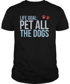 Pet All The Dogs Paw Print T-Shirt