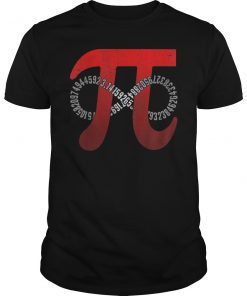 Pi Number 3.141 Infinity Tee Shirt