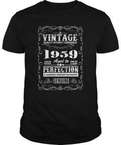 Premium Vintage 1959 Aged To Perfection T-Shirt