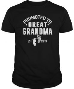 Promoted To Grandma Est. 2019 Gift For New Grandma T-Shirt B