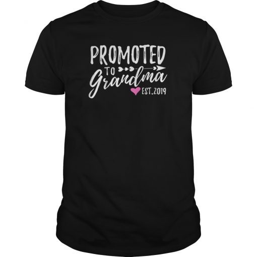 Promoted To Grandma Est.2019 Shirt Pregnancy Announcement