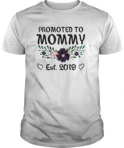 Promoted To Mommy Est 2019 Shirt Mothers Day New Grandma