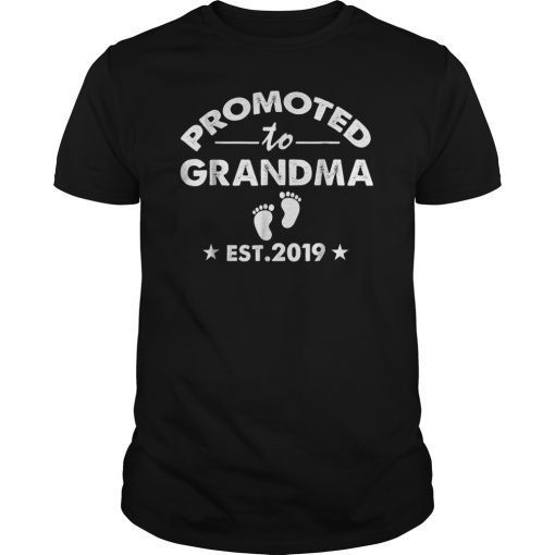 Promoted to Grandma est 2019 T-shirt