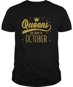 Queens Are Born In October Women T-Shirt