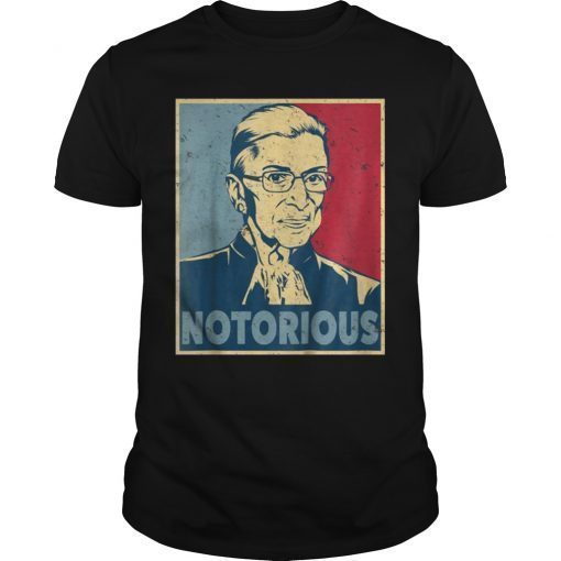 RBG Ruth Ginsburg Notorious Feminist Political Vintage Shirt