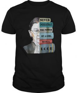 RUTH Notorious RBG Never Underestimate A Girl Feminist Shirt