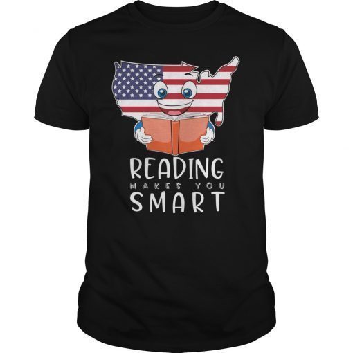 Reading America Cute Flag Shirt