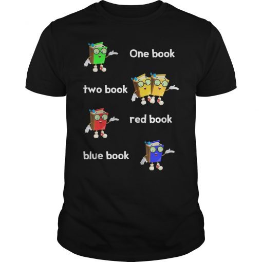 Reading Shirt Read Across the US One Book Two Book