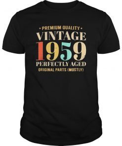 Retro Vintage 1959 60 Years Old 60th Gift T-Shirt