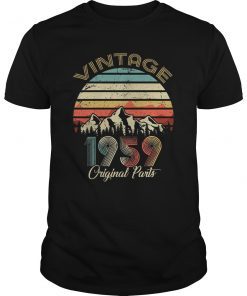 Retro Vintage 1959 60th Gifts T-Shirt for Men Women