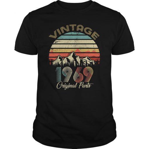 Retro Vintage 1969 50th Gifts T-Shirt for Men Women