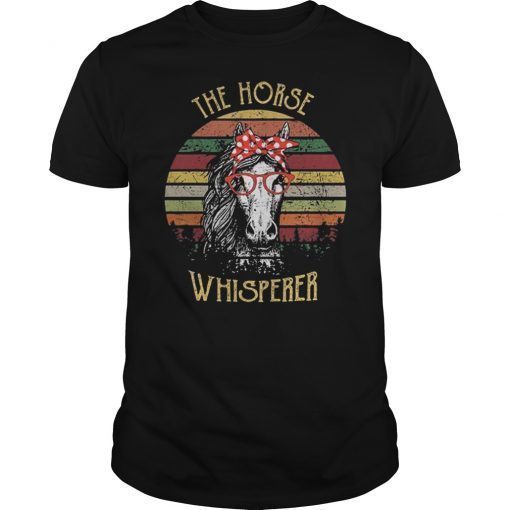 Retro Vintage The horse whisperer t-shirt