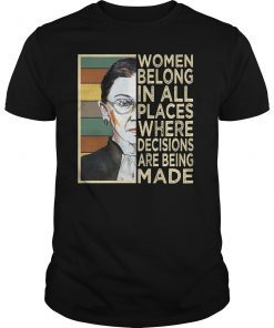 Ruth Bader Ginsburg Notorious RBG Shirt Quote Feminist Gift