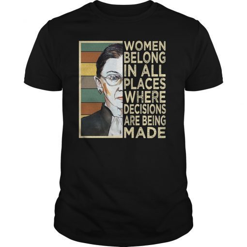 Ruth Bader Ginsburg Notorious RBG Shirt Quote Feminist Gift