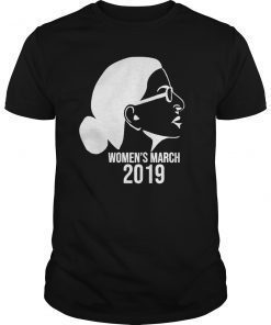 Ruth Bader Ginsburg Notorious RBG Women's March 2019 T-Shirt