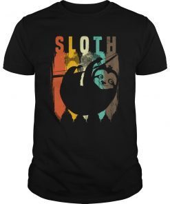SLOTH Retro Vintage T-Shirt