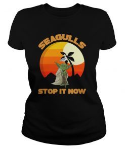 Seagulls Stop It Now Funny Retro T-shirt