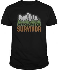 Seattle Snowpocalypse 2019 Survivor Shirt Funny I Survived