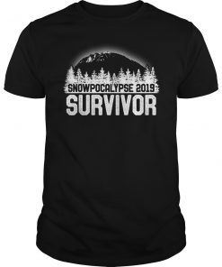 Snoqualmie Snowpocalypse 2019 Survivor T-Shirt North Bend WA