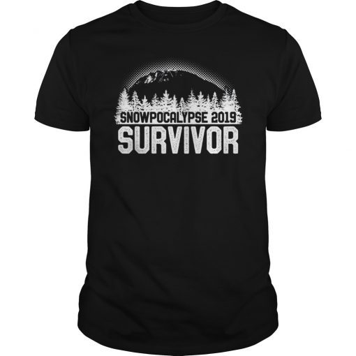 Snoqualmie Snowpocalypse 2019 Survivor T-Shirt North Bend WA