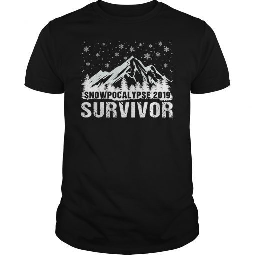 Snoqualmie Snowpocalypse 2019 Survivor Tee Shirt