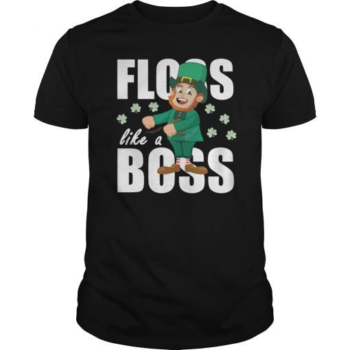 St Patrick's Day Floss Dance Gift Shirt