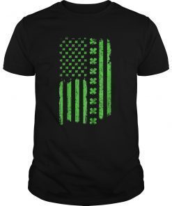 St Patricks Day Irish American Flag T-Shirt