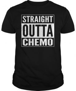 Straight Outta Chemo - Cancer Awareness T-Shirt