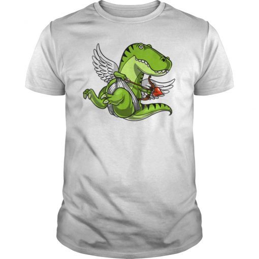 T-Rex Dinosaur Valentines Day Love Heart T-Shirt